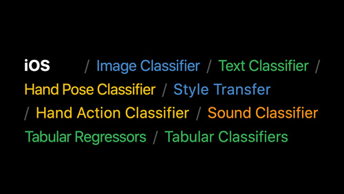 使用 Create ML 框架构建动态 iOS App