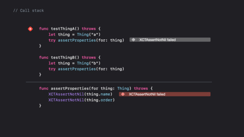 Triage test failures with XCTIssue