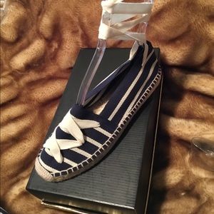 bettye muller | Shoes | Bettye Muller Striped Wrap Espadrilles | Poshmark