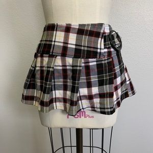 Plaid Mini Skirt