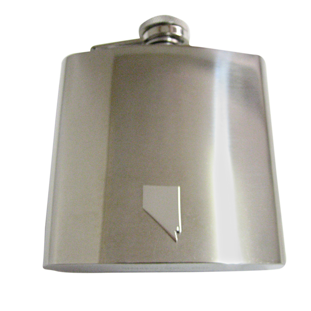 Nevada State Map Shape 6oz Flask - image 1