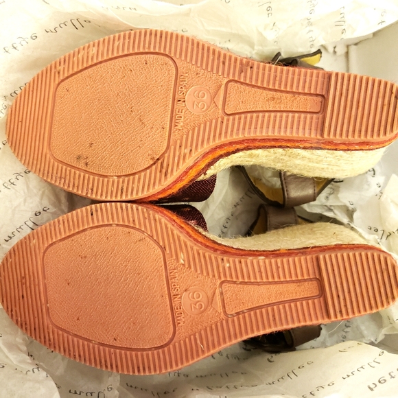 bettye muller | Shoes | Betty Muller Red Espadrilles Wedges 6 Nwot ...