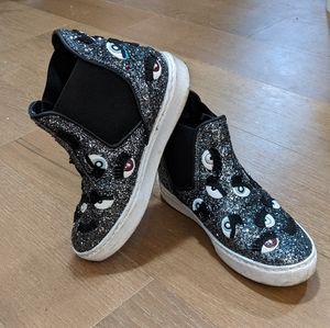 Chiara Ferragni Monster Eye High Top Shoes