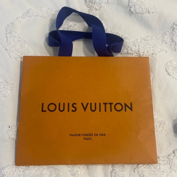 Authentic Louis Vuitton orange shopping bag - Picture 1 of 4