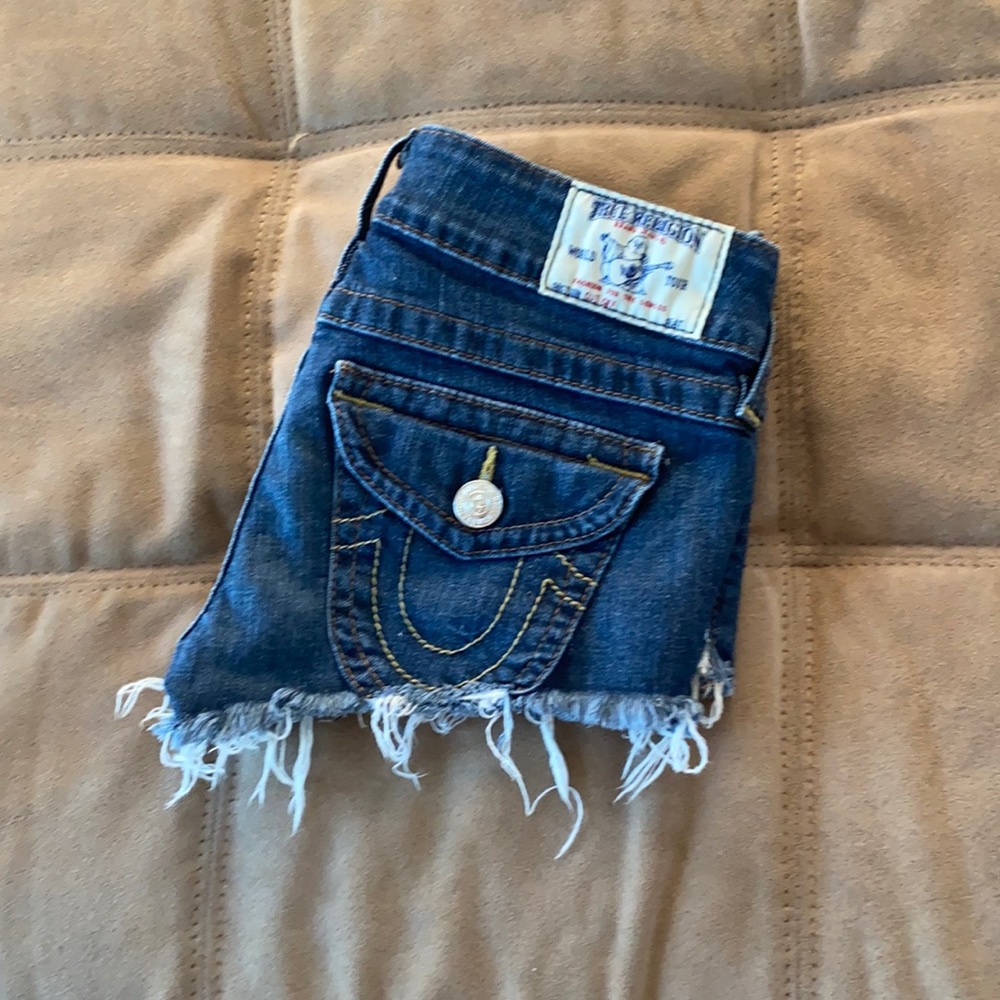 True Religion Cutoff Jean Shorts - image 3