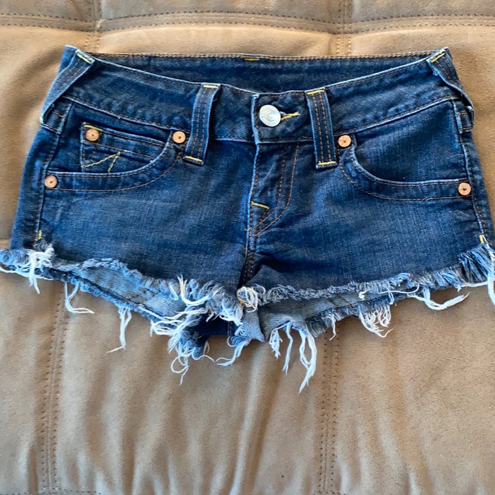 True Religion Cutoff Jean Shorts - image 2