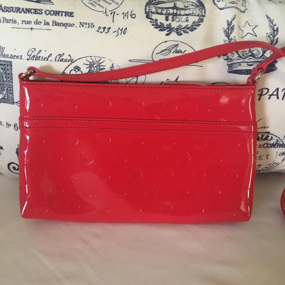 Kate Spade Red Crossbody With Front Bow - image 4