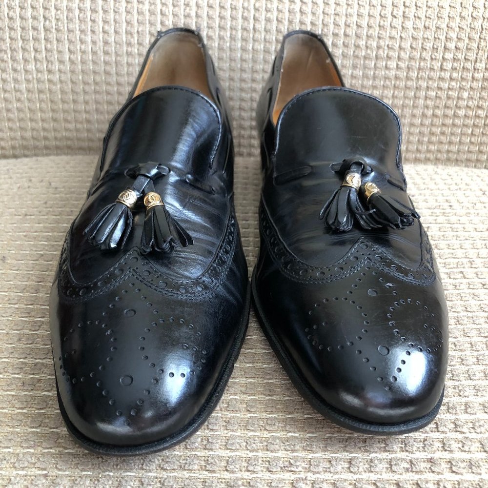 Gucci Men's Black Leather Shoes . - image 1