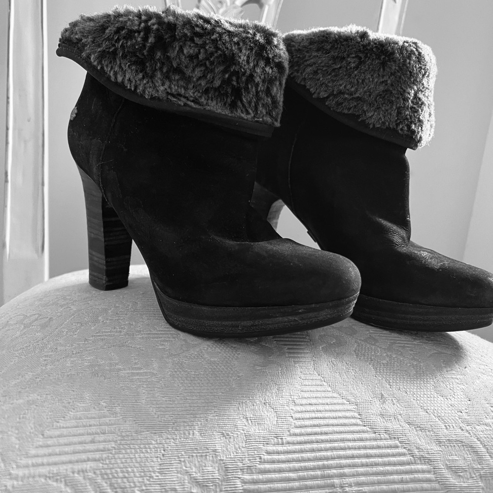 Gently Used Ugg Suede Ankle Boot - image 1