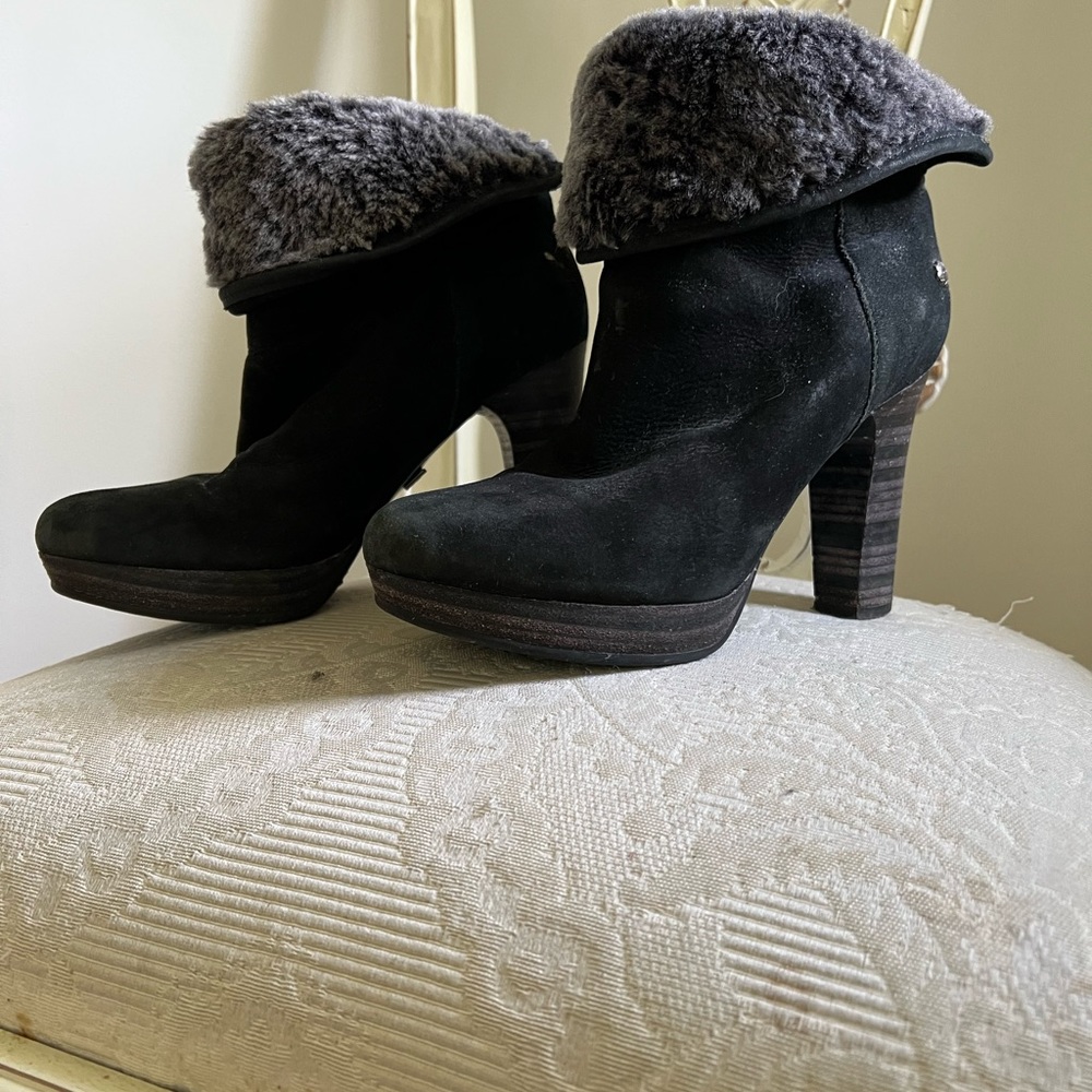 Gently Used Ugg Suede Ankle Boot - image 3