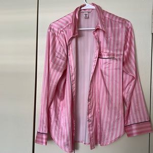 Victoria’s Secret Satin Pajama Pink Vs - image 1