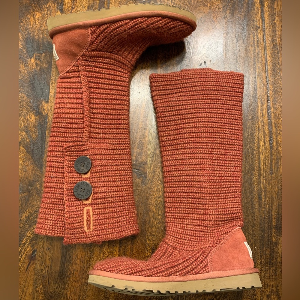 Ugg Australia Classic Tall Cardy Boot - Size 6 - image 1