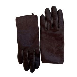 Club Monaco Calf Hair and Leather Gloves