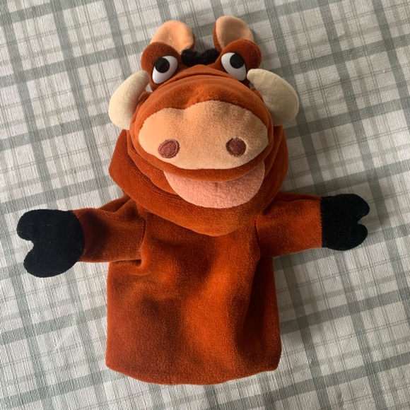 Disney | Toys | Disneys The Lion King Pumbaa Hand Puppet Plush | Poshmark