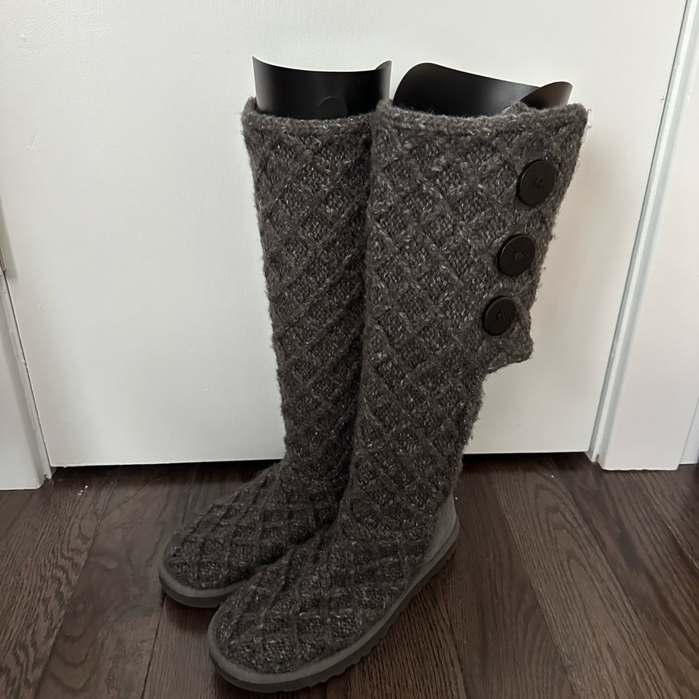 Ugg Australia - Lattice Cardy - Boots - Gray - Wo… - image 5