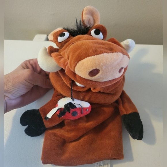 Disney | Toys | Disneys The Lion King Pumbaa Plush Hand Puppet | Poshmark