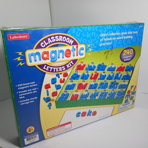 lakeshore | Other | Lakeshore Classroom Magnetic Letters Kit 24 ...