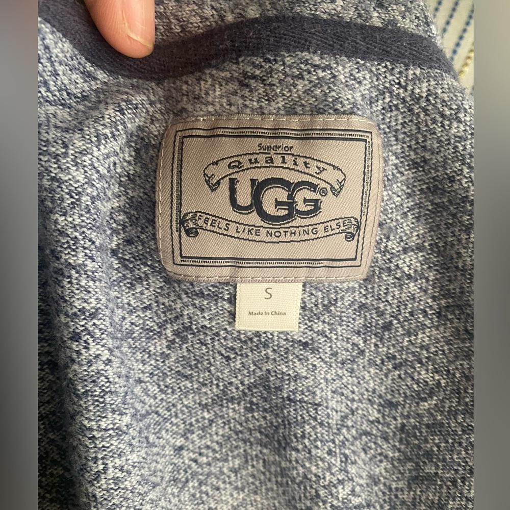 Ugg Australia Women's Blue/White Cardigan Sweater… - image 3