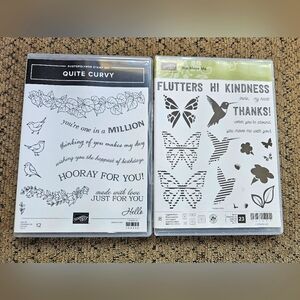 Stampin' Up! Stamps and Die Cuts - 2 sets