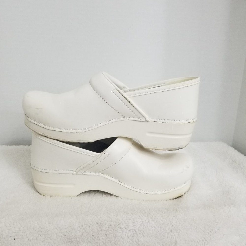 Dansko White Leather Clog - image 6