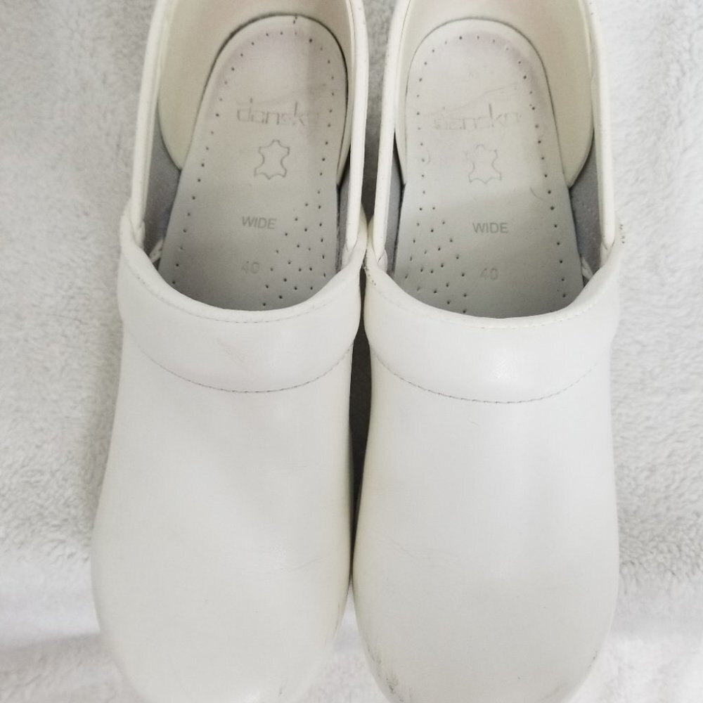 Dansko White Leather Clog - image 4