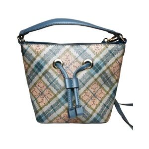 Nanette Lepore Blue Plaid Crossbody