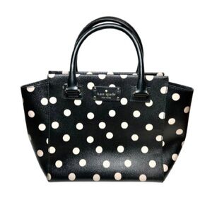 Kate Spade Camryn Black and White Polka Dot Crossbody