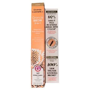 GrandeBROW Tinted Brow Gel & Enhancing Serum Nude 8-Week Supply