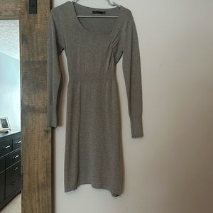 Prana sweater dress size small grey