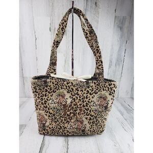 Leopard Animal Print Safari Tote Bag Women's Shoulder Purse