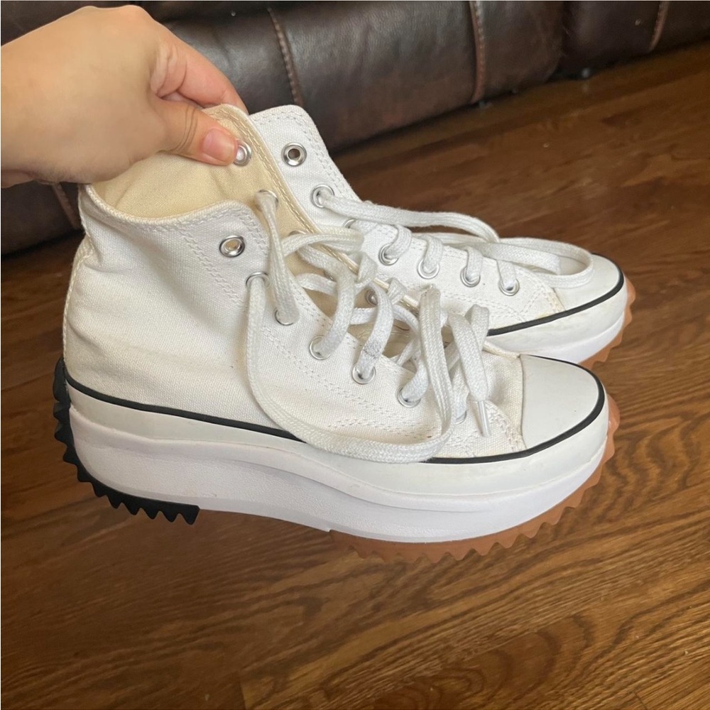 White Platform Converse - image 1