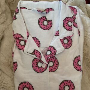 Pottery Barn Teen Simpsons Donut Pajamas Flannel M