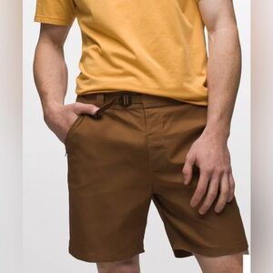 Prana Men's Stretch Zion™ Hybrid Short II sepia brown size 33