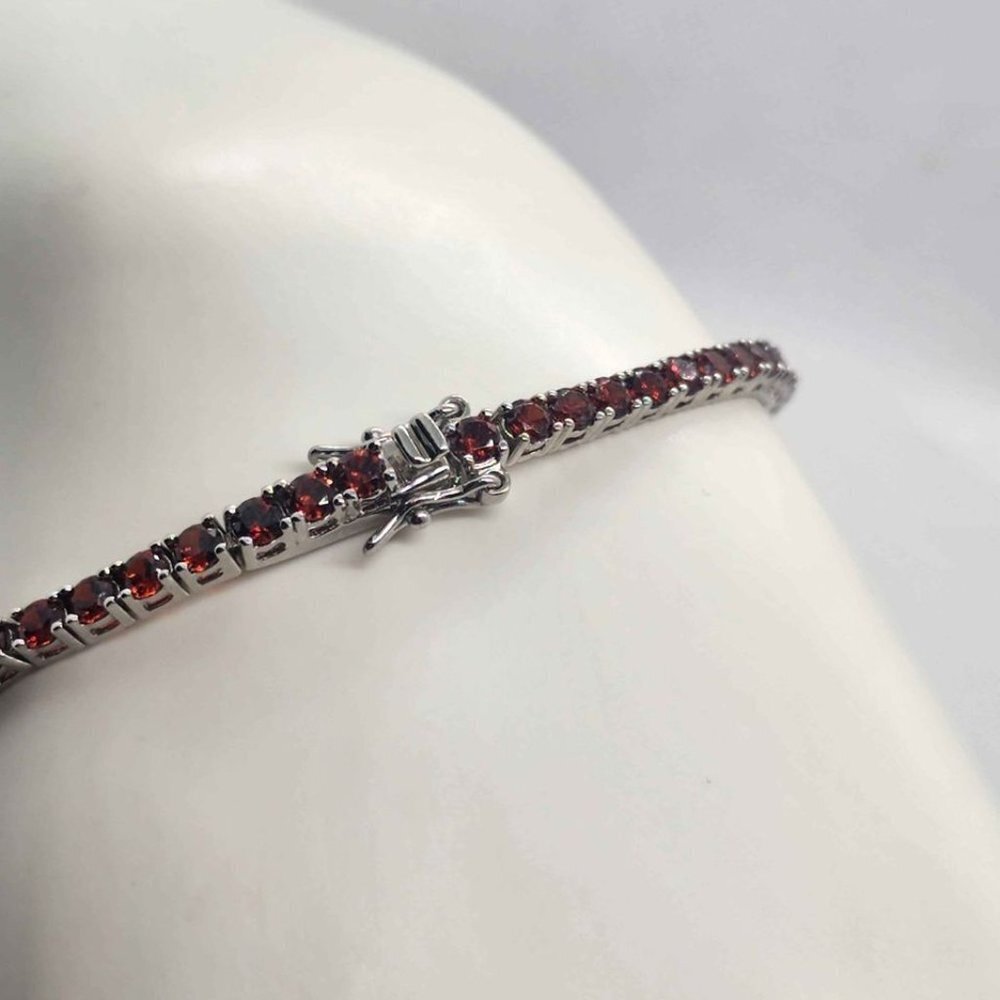 Brand New Sterling Silver 925 Tennis Bracelet - image 4