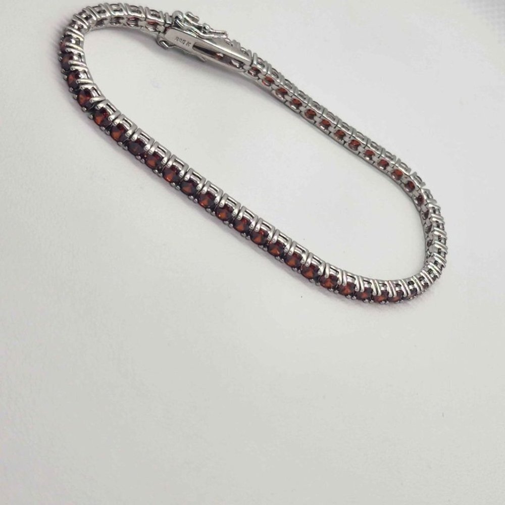 Brand New Sterling Silver 925 Tennis Bracelet - image 2