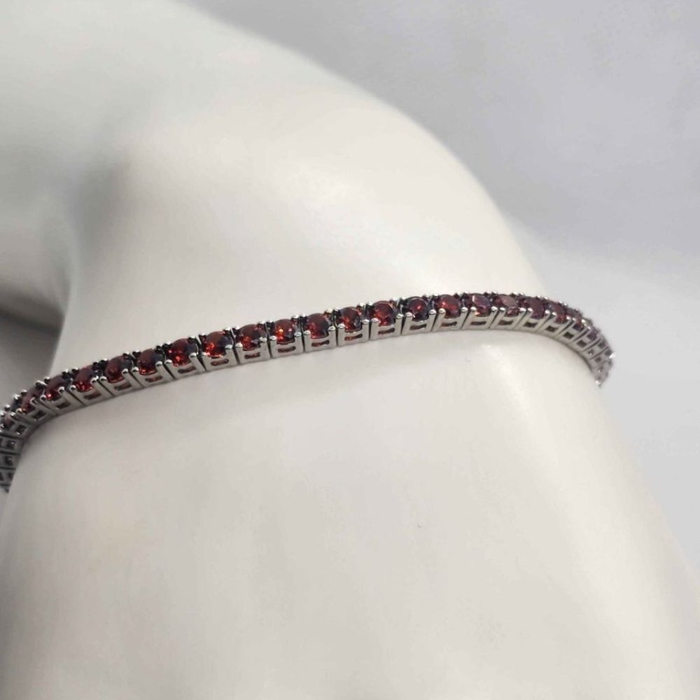 Brand New Sterling Silver 925 Tennis Bracelet - image 1