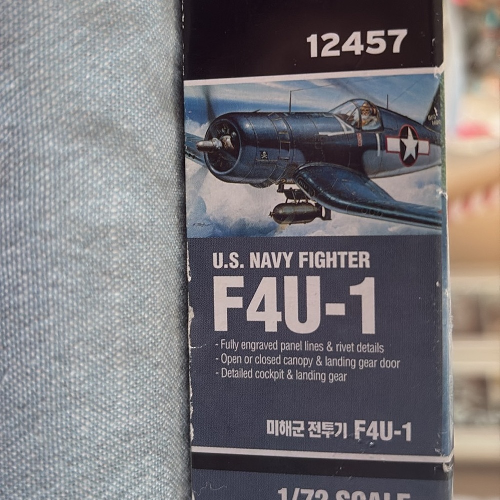 Academy Hobby Model Airplane 1:72 Scale Navy Figh… - image 4