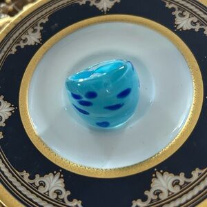 Vintage Murano Italian Venice Art Glass Ring - image 1