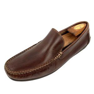 Florsheim Jasper Brown Leather Moc Toe Venetian Lo