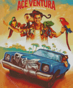 Ace Ventura Poster Diamond Painting