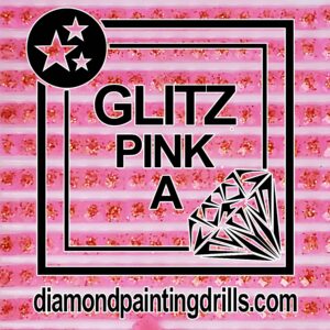 Pink Glitz Diamond Painting Drills