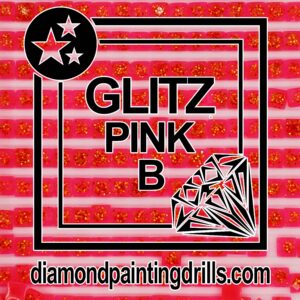 Pink Glitz Diamond Painting Drills