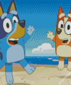 Bluey And Bingo Diamond Paintings