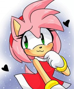 Adorable Amy Rose Diamond Paintings