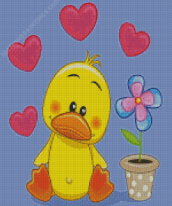 Adorable Duck Bird Diamond Paintings