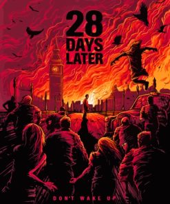 28 Days Later Movie Poster Art Diamond Painting