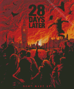 28 Days Later Movie Poster Art Diamond Paintings