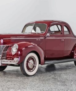 1940 ford car Diamond By Numbers