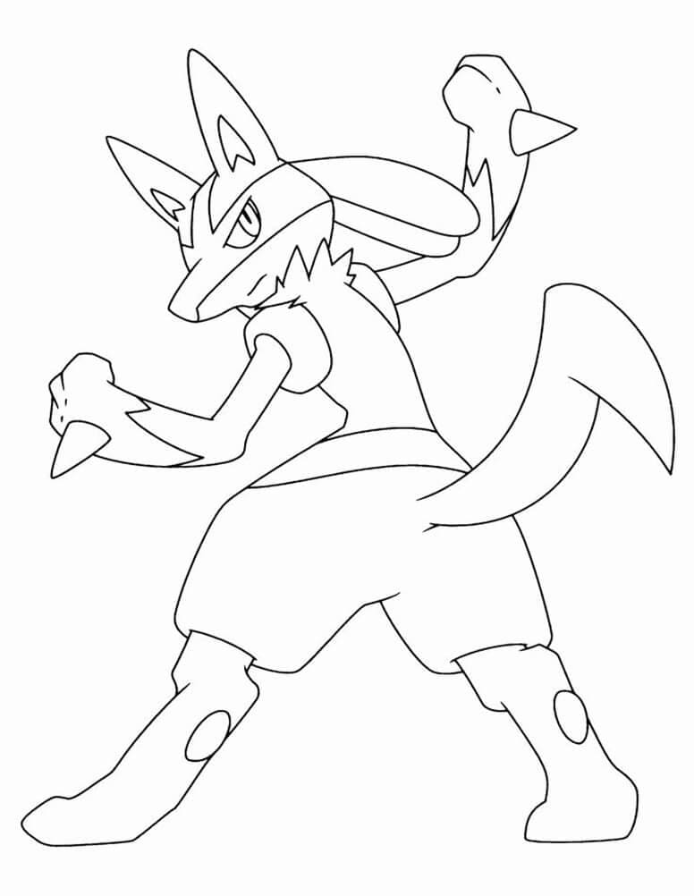 Impresionante Pokémon Lucario