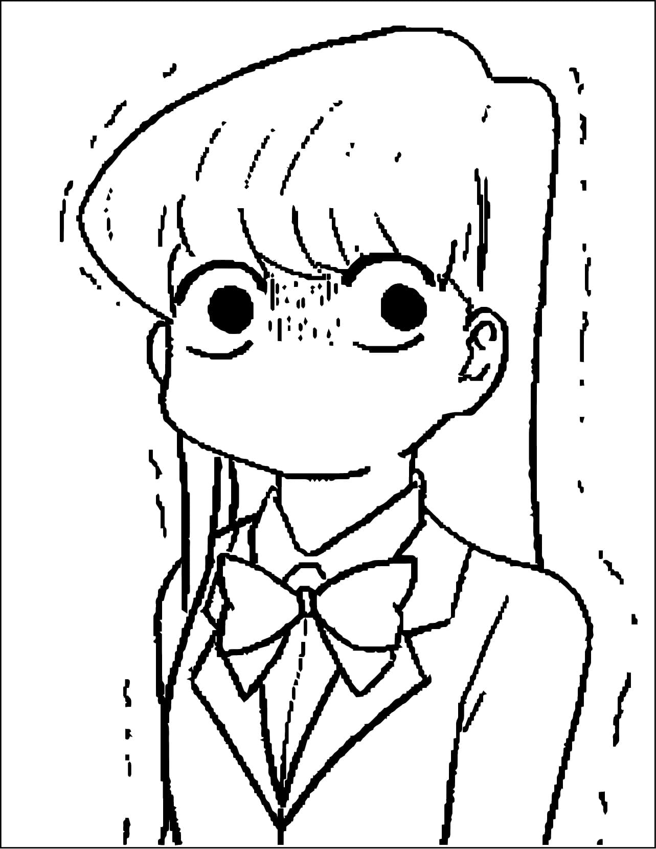 Komi Shouko Asustada